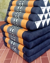 Load image into Gallery viewer, Free shipping to ASIA, 4 fold mattress triangle cushion, 52x205cm(20x81in) , kapok filling with cotton cover, Thailand triangle cushion
