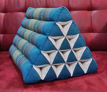 Load image into Gallery viewer, Free shipping to ASIA, 0 fold Thai triangle cushion, single floor cushion, 55x40cm(22x16in), kapok cushion, floor cushion, Thai floor cushion, cotton pillow
