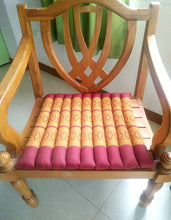 Load image into Gallery viewer, Free shipping, Seat cushion, Thai floor cushion, kapok yoga mat, meditation cushion, kapok floor mat, yoga cushion
