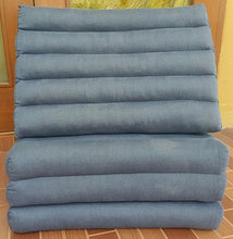 Load image into Gallery viewer, Free shipping, 3 fold XL plain colored floor cushion, 15 blocks, 3 fold triangle cushion, 56x180cm(22x71in), kapok cushion, fold cushion, 3 fold pillow, Thailand pillow cushion
