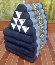 Load image into Gallery viewer, Free shipping, 4 fold mattress triangle cushion, 52x205cm(20x81in), kapok pillow, Thailand triangle pillow cushion,  タイの三角枕 ,  泰式三角枕
