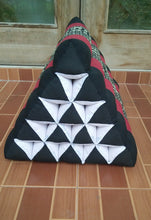 Load image into Gallery viewer, Free shipping, 0 fold Thai triangle cushion, single floor cushion, 55x40cm(22x16in), kapok cushion, floor cushion, Thai floor cushion, cotton pillow
