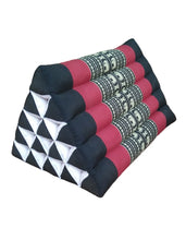 Load image into Gallery viewer, 0 fold Thai triangle cushion, single floor cushion, 55x40cm(22x16in), kapok cushion, floor cushion, Thai floor cushion, cotton pillow
