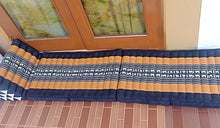 Load image into Gallery viewer, 4 fold mattress triangle cushion, 52x205cm(20x81in), kapok pillow, Thailand triangle pillow cushion,  タイの三角枕 ,  泰式三角枕
