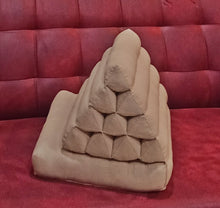 Load image into Gallery viewer, Free shipping to ASIA, 1 fold Thai triangle cushion, one fold cushion, 52x75cm(20x30in), kapok cushion, floor cushion, fold cushion, 1 fold pillow, Thailand pillow cushion
