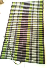 Load image into Gallery viewer, Free shipping to ASIA, floor roll mattress, XL 100x180cm(39x70in), Thai kapok yoga mattress, floor mattress, meditation mattress, rolled kapok floor mattress
