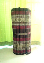 Load image into Gallery viewer, Free shipping to ASIA, Floor roll mattress, 75x180cm(30x70in), Thai kapok yoga mattress, floor mattress, meditation mattress, Thailand mattress, rolled kapok floor mattress
