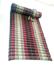 Load image into Gallery viewer, Free shipping to ASIA, floor roll mattress, XL 100x180cm(39x70in), Thai kapok yoga mattress, floor mattress, meditation mattress, rolled kapok floor mattress
