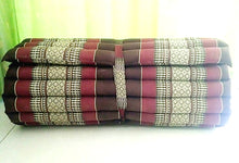 Load image into Gallery viewer, Free shipping to ASIA, Floor roll mattress, 75x180cm(30x70in), Thai kapok yoga mattress, floor mattress, meditation mattress, Thailand mattress, rolled kapok floor mattress
