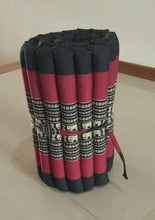 Load image into Gallery viewer, Free shipping to ASIA, Floor roll mattress, 50x180cm(20x70in), Thai kapok yoga mattress, floor mattress, fold mattress, meditation mattress, rolled kapok mattress
