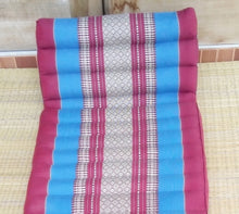 Load image into Gallery viewer, Free shipping to ASIA, 1 fold Thai triangle cushion, one fold cushion, 52x75cm(20x30in), kapok cushion, floor cushion, fold cushion, 1 fold pillow, Thailand pillow cushion
