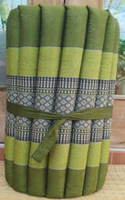 Load image into Gallery viewer, Free shipping to ASIA, Floor roll mattress, 50x180cm(20x70in), Thai kapok yoga mattress, floor mattress, fold mattress, meditation mattress, rolled kapok mattress
