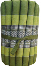 Load image into Gallery viewer, Free shipping to ASIA, Floor roll mattress, 50x180cm(20x70in), Thai kapok yoga mattress, floor mattress, fold mattress, meditation mattress, rolled kapok mattress
