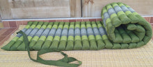 Load image into Gallery viewer, Free shipping to ASIA, Floor roll mattress, 50x180cm(20x70in), Thai kapok yoga mattress, floor mattress, fold mattress, meditation mattress, rolled kapok mattress
