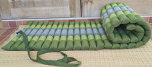 Load image into Gallery viewer, Floor roll mattress, 50x180cm(20x70in), Thai kapok yoga mattress, floor mattress, fold mattress, meditation mattress, rolled kapok mattress
