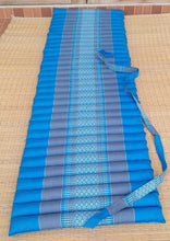 Load image into Gallery viewer, Free shipping to ASIA, Floor roll mattress, 50x180cm(20x70in), Thai kapok yoga mattress, floor mattress, fold mattress, meditation mattress, rolled kapok mattress
