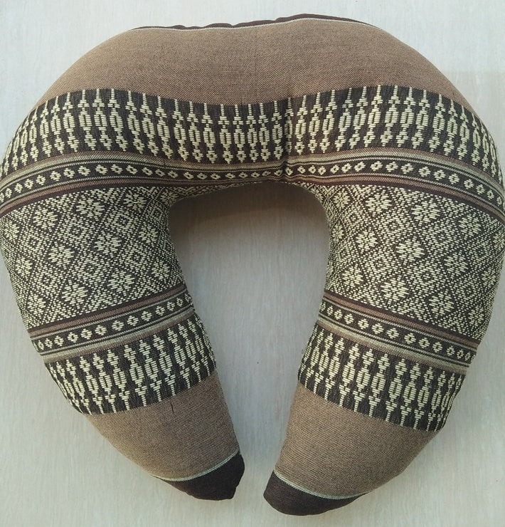 Free shipping, neck support Thai cushion, neck pillow, neck cushion ,kapok pillow, Thai neck pillow, neck horn
