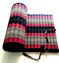 Load image into Gallery viewer, Free shipping to ASIA, floor roll mattress, XL 100x180cm(39x70in), Thai kapok yoga mattress, floor mattress, meditation mattress, rolled kapok floor mattress
