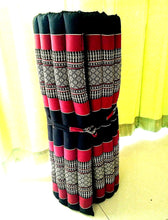 Load image into Gallery viewer, Free shipping to ASIA, Floor roll mattress, 75x180cm(30x70in), Thai kapok yoga mattress, floor mattress, meditation mattress, Thailand mattress, rolled kapok floor mattress
