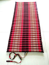 Load image into Gallery viewer, Free shipping to ASIA, floor roll mattress, XL 100x180cm(39x70in), Thai kapok yoga mattress, floor mattress, meditation mattress, rolled kapok floor mattress
