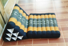 Load image into Gallery viewer, Free shipping to ASIA, 1 fold Thai triangle cushion, one fold cushion, 52x75cm(20x30in), kapok cushion, floor cushion, fold cushion, 1 fold pillow, Thailand pillow cushion
