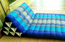 Load image into Gallery viewer, Free shipping to ASIA, 1 fold Thai triangle cushion, one fold cushion, 52x75cm(20x30in), kapok cushion, floor cushion, fold cushion, 1 fold pillow, Thailand pillow cushion
