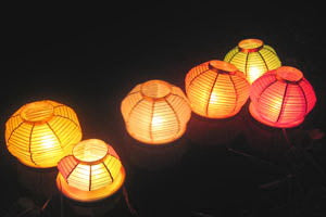 Water lantern, party lantern, floating lantern