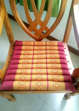 Load image into Gallery viewer, Seat cushion, Thai floor cushion, kapok yoga mat, meditation cushion, kapok floor mat, yoga cushion
