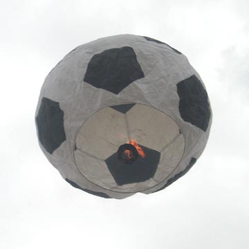 football sky lantern