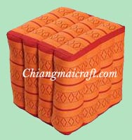 large cube shaped sitting cushion