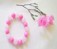 rhodocrosite gemstone bracelet