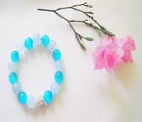 aquamarine gemstone bracelet