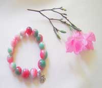 fu lu shou gemstone bracelet