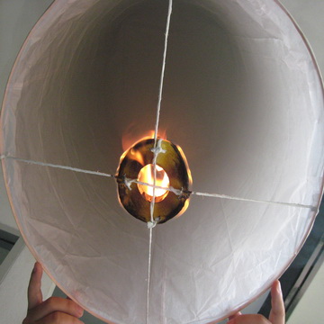 wire free sky lantern