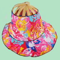 folding fan hat